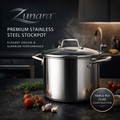 Zunara™ Premium Stainless Steel Stockpot